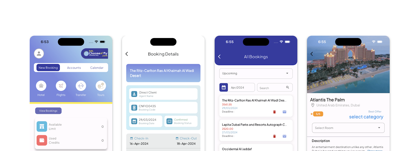 ChoosenFly App Screenshot